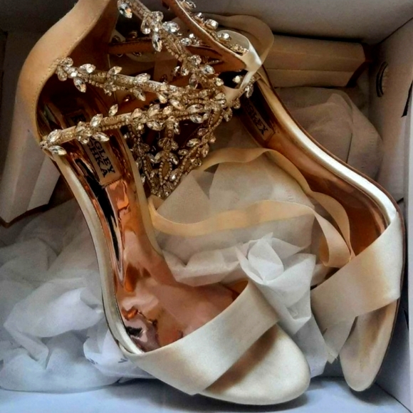 Badgley Mischka Margot Heels BHLDN - Picture 1 of 3